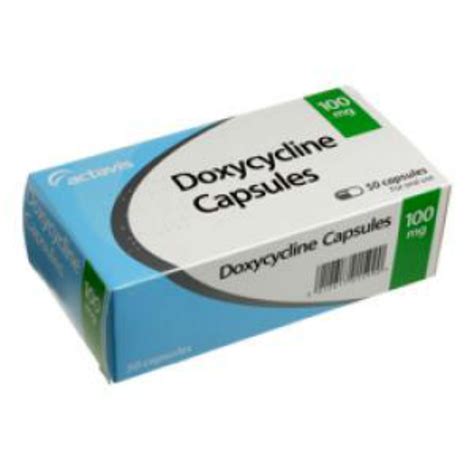 Doxycycline Capsule 100mg (Single Capsule) - Online Consultations from ...