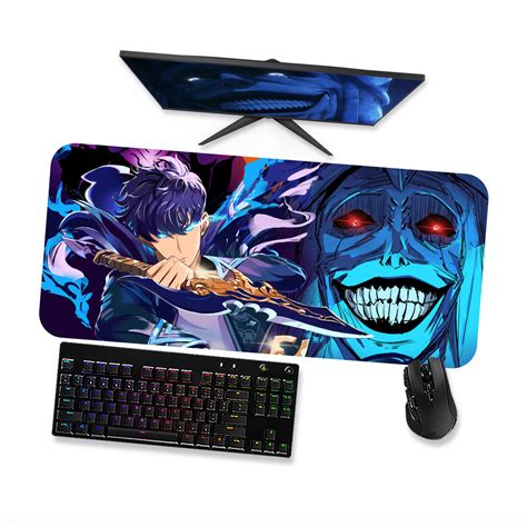 Mouse pad Solo Leveling Jin Woo 12 Anime - Mousepad Gamer 90x40 80x40 ...