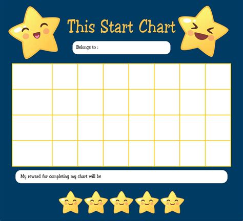 Printable Reward Chart Template