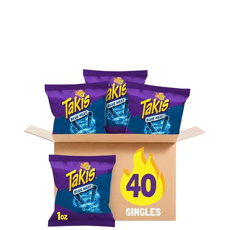 Takis Blue Heat Tortilla Chips - Box of 40 India | Ubuy
