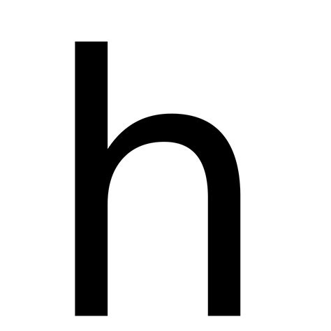 Letter H PNG