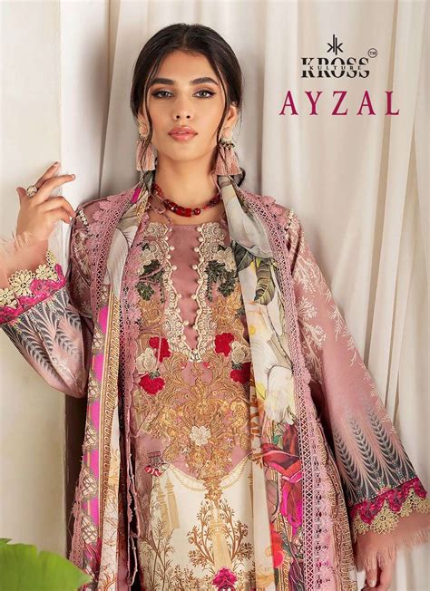 AYZAL BY KROSS KULTURE 1001 TO 1004 SERIES PAKISTANI SUITS BEAUTIFUL ...