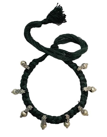 Buy ATHZ Collar Necklace for women Thread Jewelry Oxidised silver ...