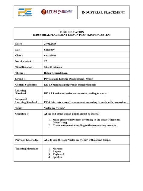 A Good Example of a Lesson Plan 的图像结果