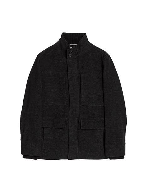 Buy Funnel Neck Moleskin Jacket at Marks & Spencer