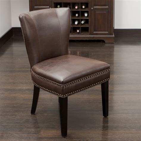 leather dining room chairs with arms