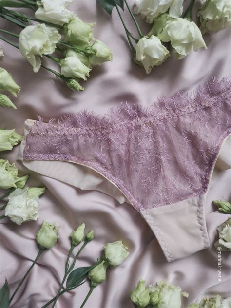 Pink lace panties nude lingerie set chantilly lace brazilian briefs ...