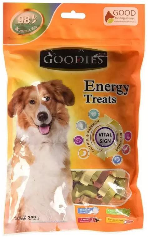 Goodies Energy Treats Bone Shaped for Dogs | Dog Treats India