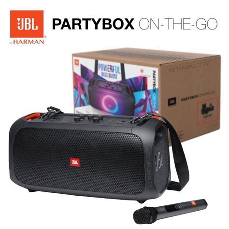 🔉 JBL PartyBox On-The-Go Portable Party Speaker - Black - Comprar Magazine