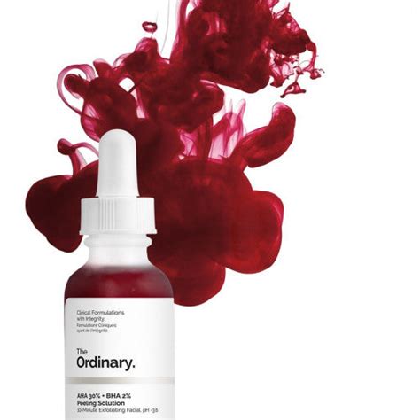 THE ORDINARY SOLUTION DE PEELING AHA 30% + BHA 2% SOLUTION DE PEELING ...