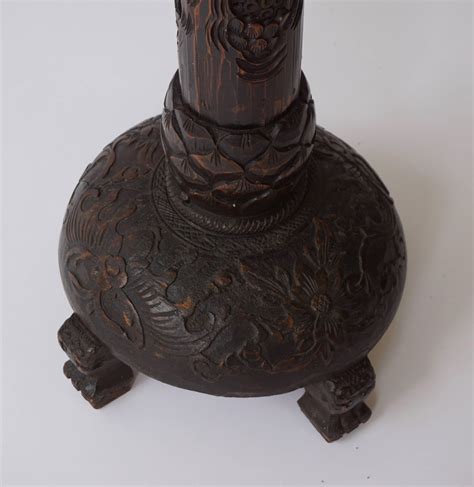 1920s Fine Antique Chinese Carved Floor Lamp with Pagoda Shade For Sale ...