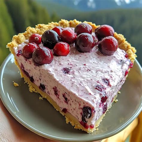No-Bake Cranberry Pie: The Easiest Holiday Dessert Ever - KitchensDiary