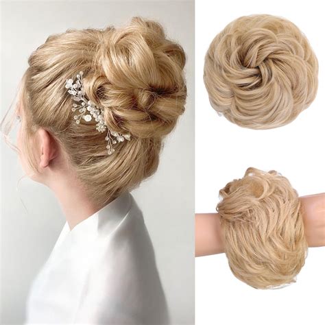 HAIRCUBE 1PCS Messy Bun Hair Piece Messy Hair Bun Scrunchies for Women ...