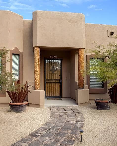 30 Santa Fe Style Home Exterior Color Ideas for Authentic Southwestern ...