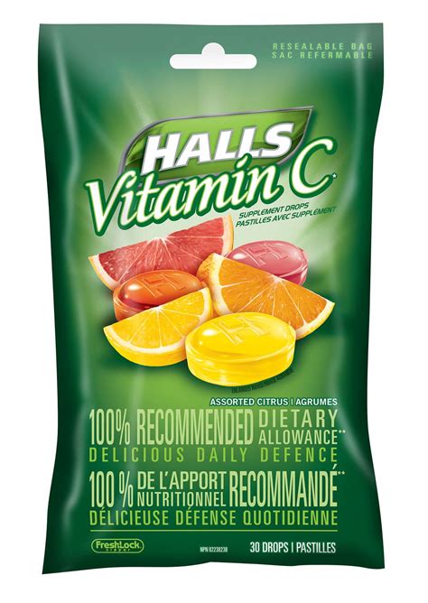 Halls Vitamin C Supplement Drops - 30 drops - Johnstone IDA Pharmacy