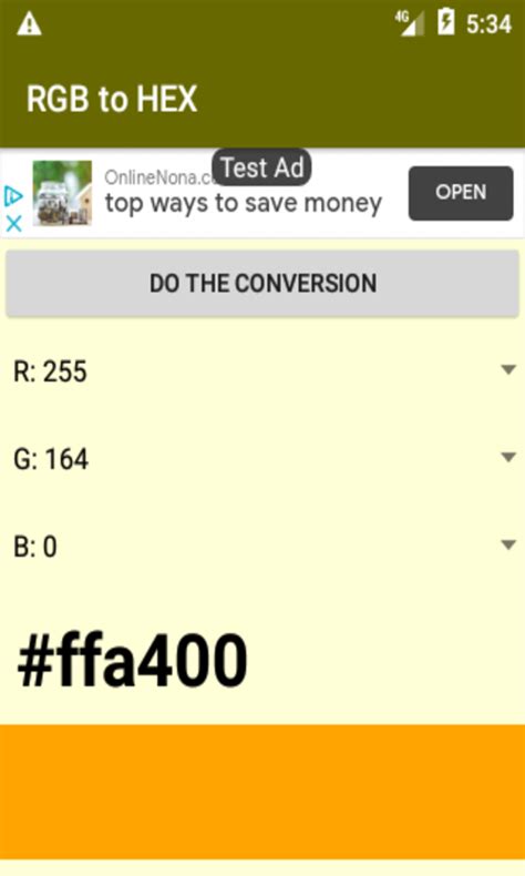 RGB to HEX color converter - App on Amazon Appstore