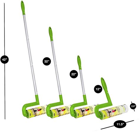 Large Mega Floor Lint Roller with Ergonomic Handle | Smart Design® Laundry