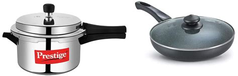 Buy Prestige Popular Aluminium Pressure Cooker, 3 Litres, Silver ...