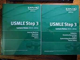 Buy Kaplan USMLE Step 3 Lecture Notes 2015-2016 Book Online at Low ...