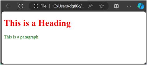 HTML Style Example 的图像结果