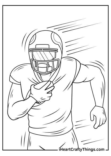 Nfl Football Coloring Pages Helmets