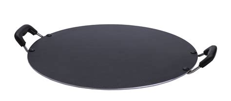 Top Rated Non Stick Flat Tawa, Double Handle High Quality Black Tawa by ...