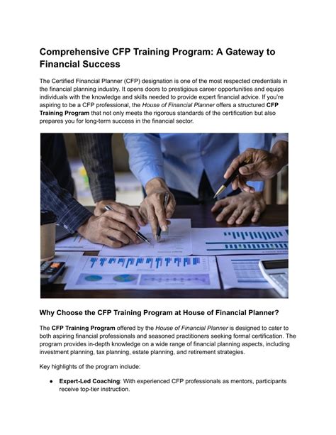 Image result for Week 7 CFP Comprehensive Financial Plan