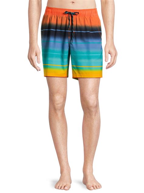 George Men’s & Big Men's Compression Lined Swim Trunks with UPF50+, 7 ...