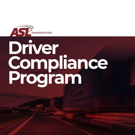 Driver Compliance Program | ASL Transportation