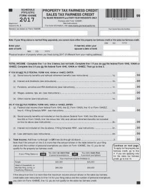 Maine Property Tax Fairness Credit Form - Blank Fillable Template ...