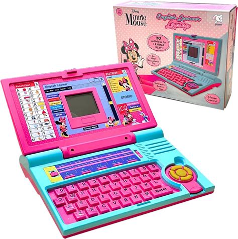 Storio Minnie Mouse Educational Laptop Computer Toy with Mouse | 1 Year ...