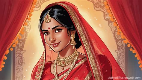 Image result for Indian Bride Stable Diffusion
