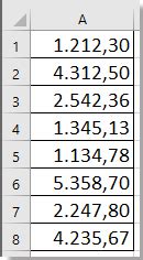How to Convert Comma to Decimal Excel 的图像结果