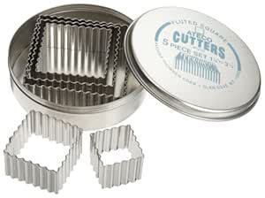 Buy Ateco 5 Piece Fluted Square Cutter Set Online at Low Prices in ...