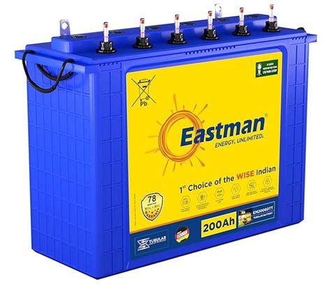 Eastman EM20060TT Tall Tubular 200 AH Inverter Battery