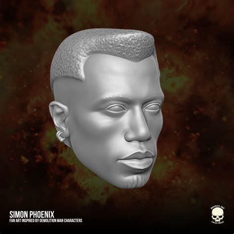 👨 Demolition Man Simon Phoenix Fan art 3D Printable Files・ STL File for ...