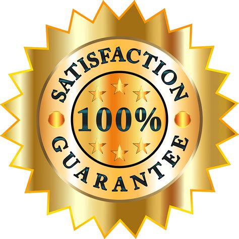 Clipart - 100% Satisfaction Guarantee Badge