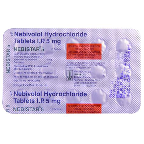 Nebistar 5 Tablet | Uses, Side Effects, Price | Apollo Pharmacy