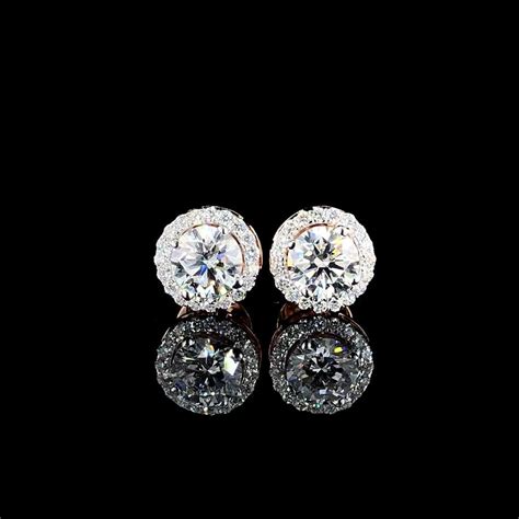Aurora Halo Studs – RareCut