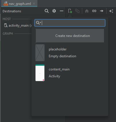 Image result for Android Studio Navigation Graph