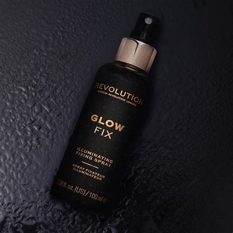 Buy Revolution Glow fix Illuminating Fixing Spray online at HOK. – HOK ...
