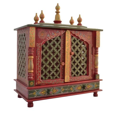Buy Mereappne Wooden Temple/Home Temple/Pooja Mandir/Pooja Mandap ...