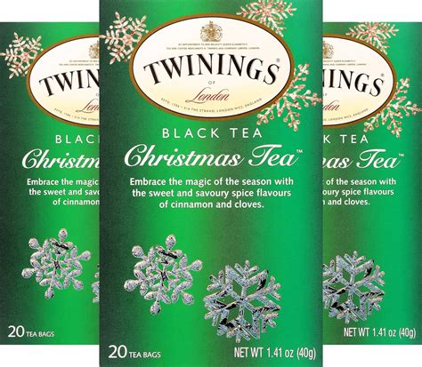 Twinings Christmas Tea 3 x 20 Teabags : Amazon.co.uk: Grocery