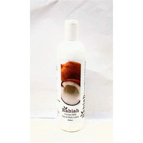 Rabiah Coconut Milk Face & Body Lotion for men & women, 500ml : Amazon ...