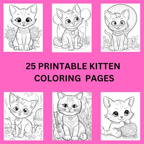 25 Printable Cat Coloring Pages | Kitten Coloring Pages | Coloring ...
