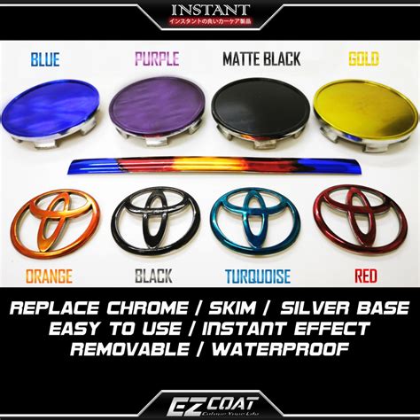 EZ Coat Chrome Colour Paint (EZ COAT 18 COLOURS) | Shopee Malaysia