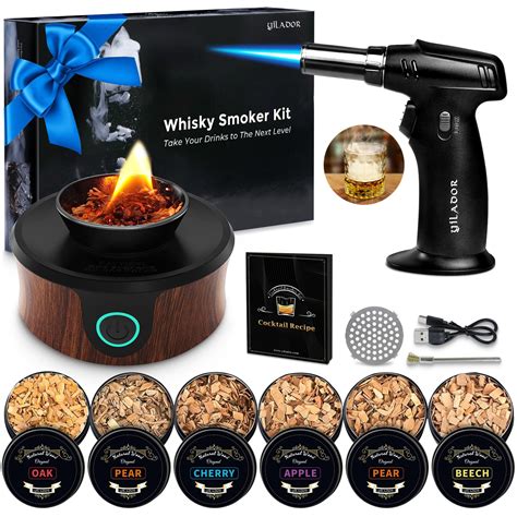 Electric Whiskey And Cocktail Smoker Kit With Torch Built In ...