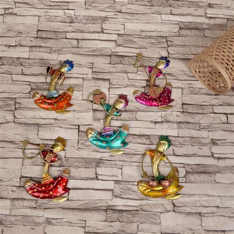 Buy Gunendra Crafts Metal Rajasthani Musicians Item showpiece ...