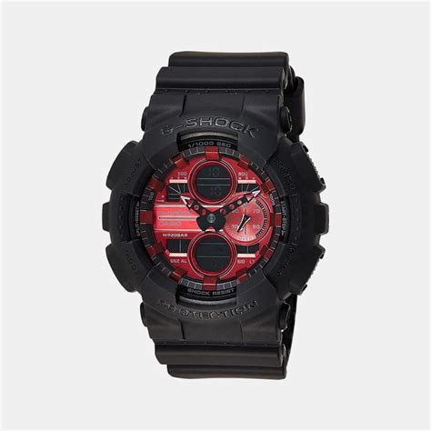 Casio G-Shock Men Quartz Red Dial Analog-Digital Resin Watch G1002 ...