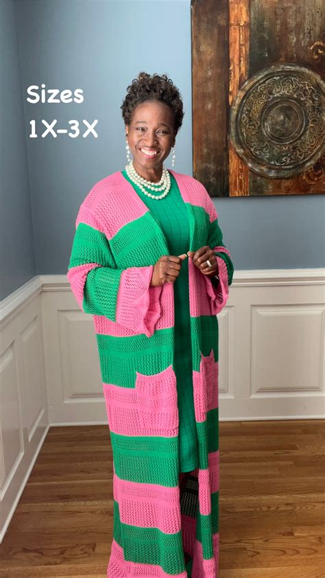 Exquisite Maxi Sweater N Pink or Green